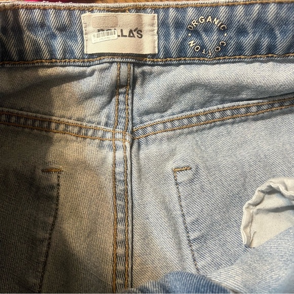 ROLLA'S Eastcoast Flare High Rise Cut-Off Fray Hem Crop Jeans Size 29 - Picture 10 of 10